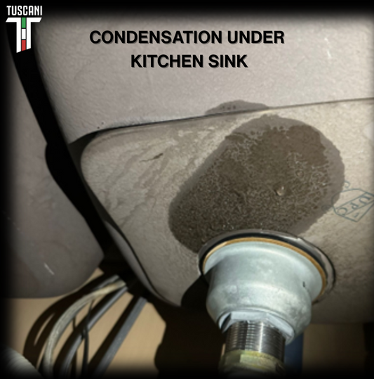 CONDENSATION UNDER KITCHEN SINK