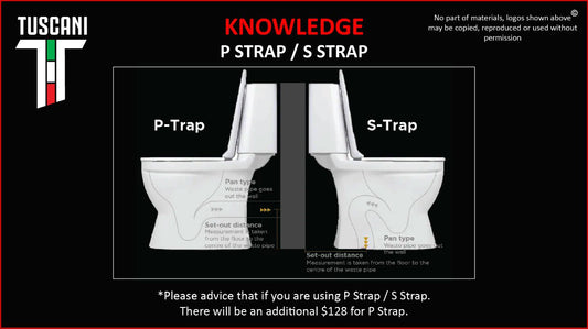 What the difference between a P-Trap and a S-Trap