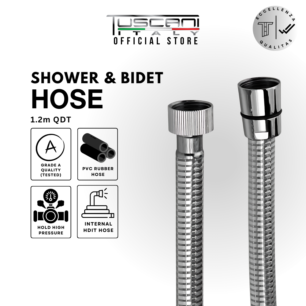 1.2m QDT - Shower Hose