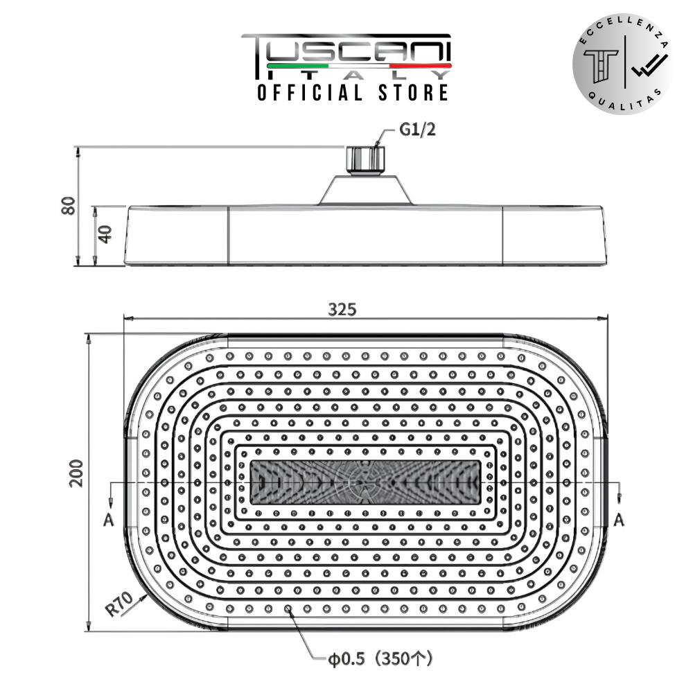 SR44 - Stadium Series Shower Rose