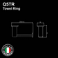 Q5TR - QUATRIO Series Paper Holder & Towel  - Bathroom Accessories