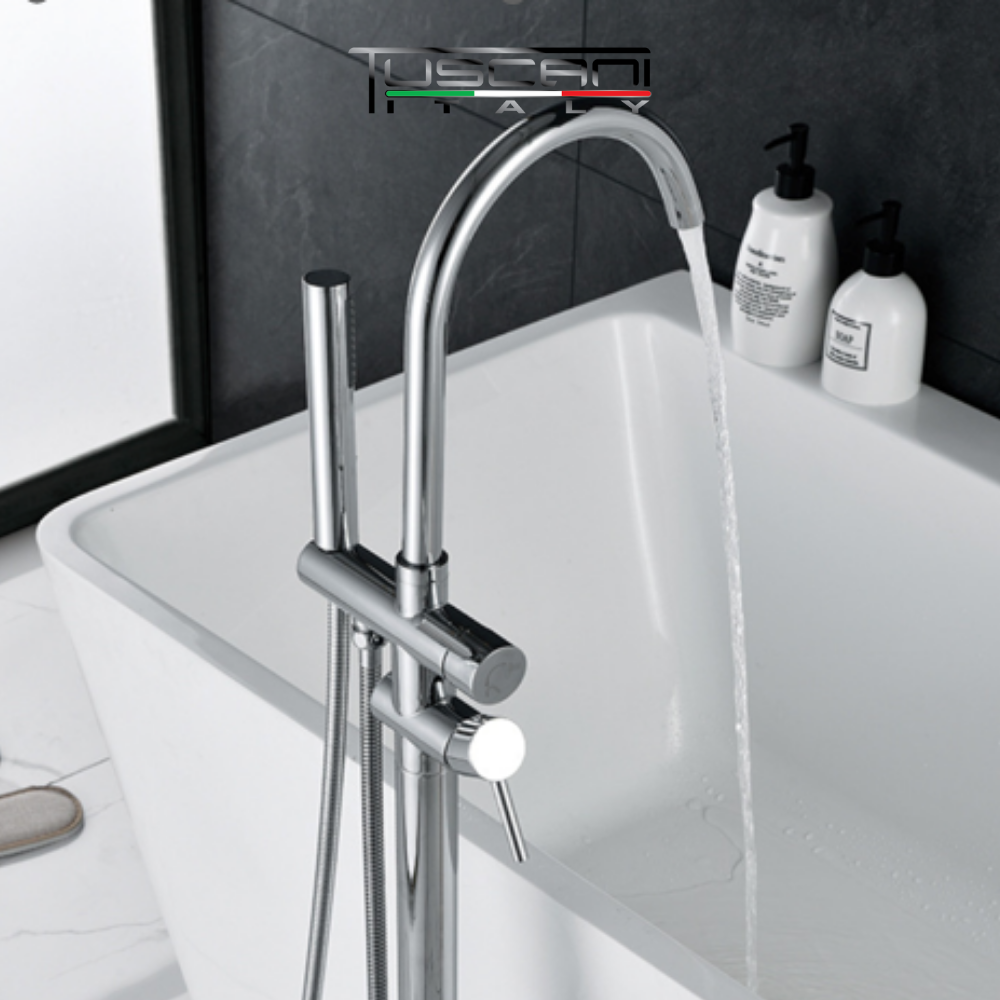 TD108 - Free Standing Bathtub Mixer Filler