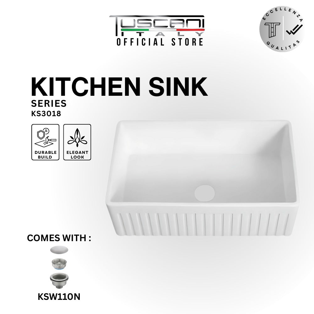KS2418 | KS3018 - Farmhouse Kitchen Sink
