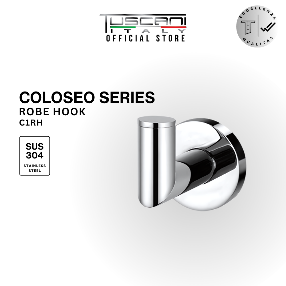 C1RH - COLOSEO Series Robe Hook - Bathroom Accessories