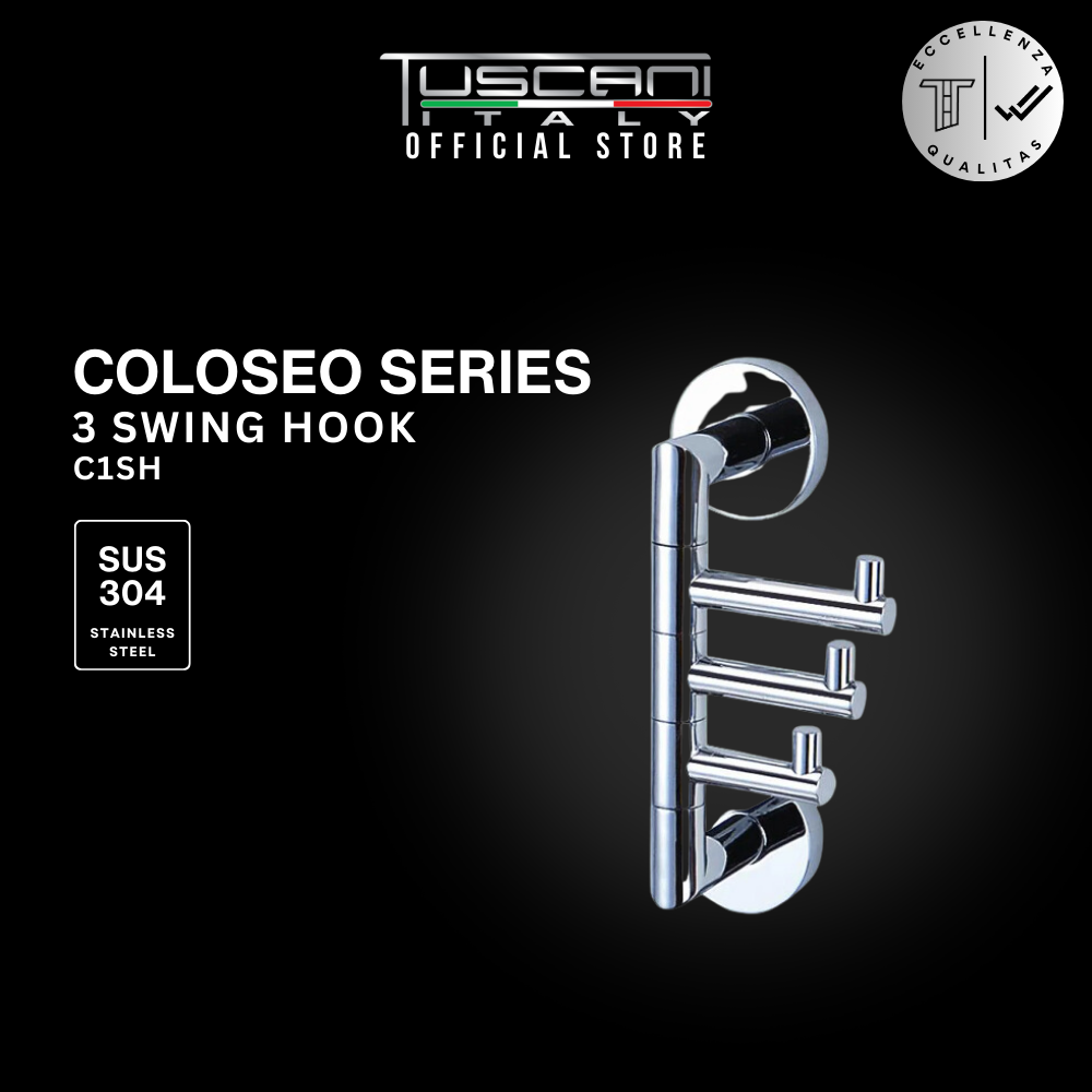 C1SH - COLOSEO Series Swing Hook - Bathroom Accessories