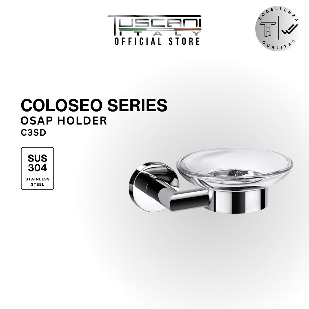 C3SD - COLOSEO Series Soap Dish - Bathroom Accessories