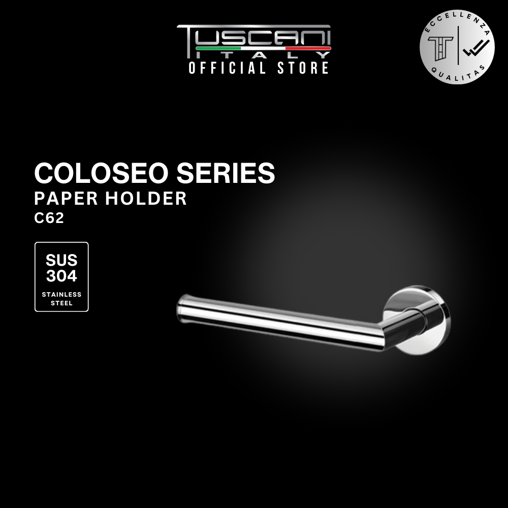 C62 - COLOSEO Series Paper Holder - Bathroom Accessories