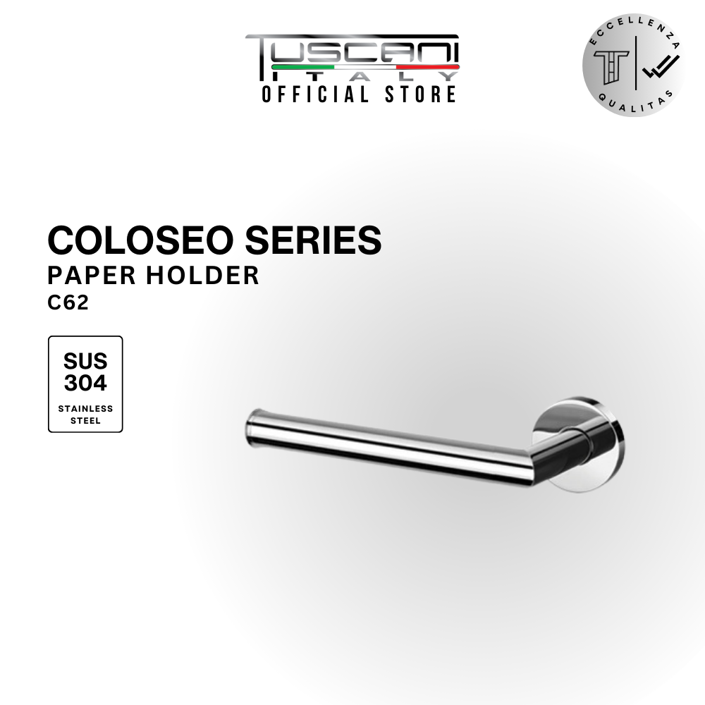 C62 - COLOSEO Series Paper Holder - Bathroom Accessories
