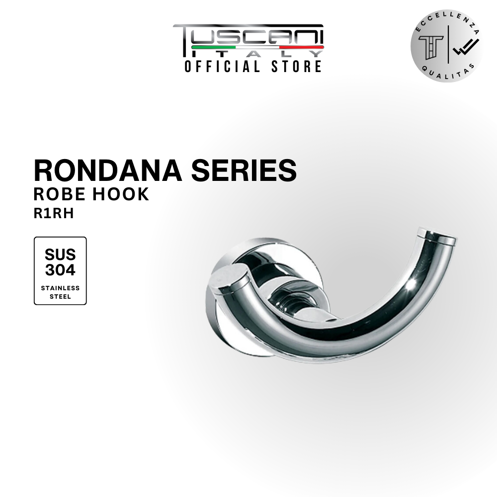R1RH - RONDANA Series Double Robe Hook - Bathroom Accessories