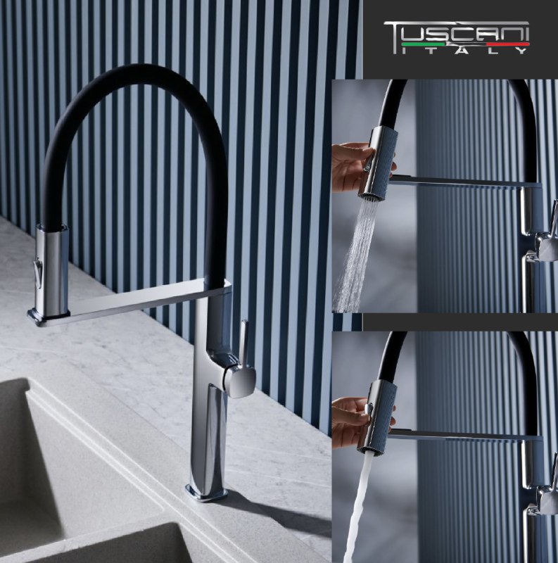 TK113PO - Kitania Series Pull Out Kitchen Mixer