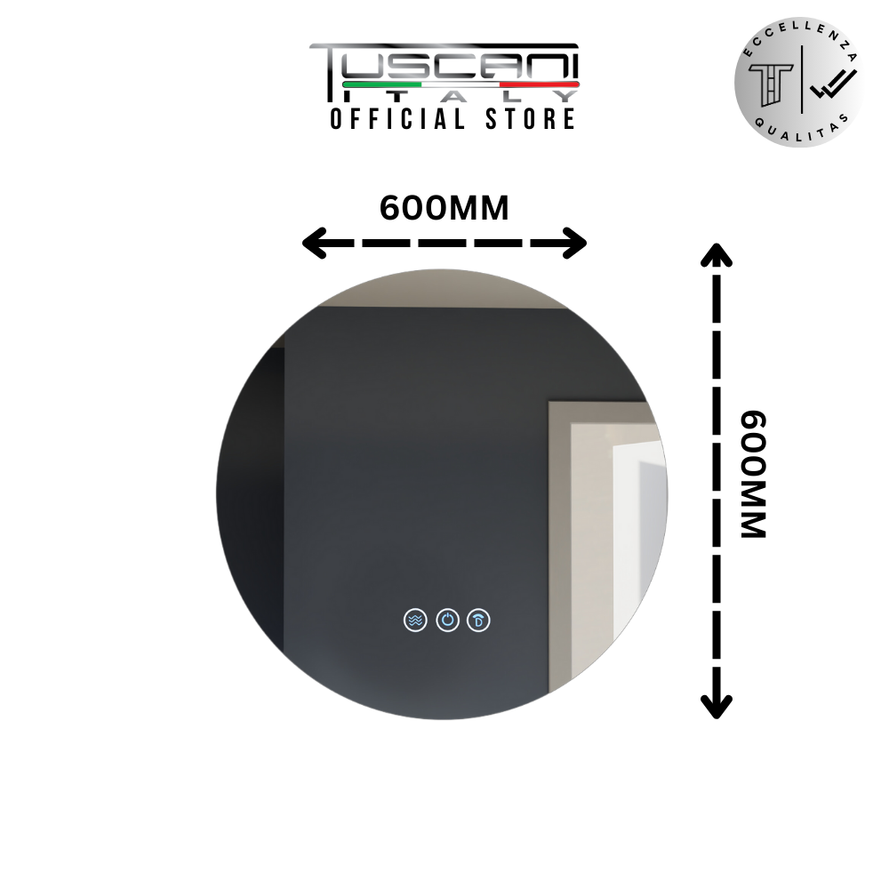 RT+OS+OV+RO - Bathroom Mirror with LED