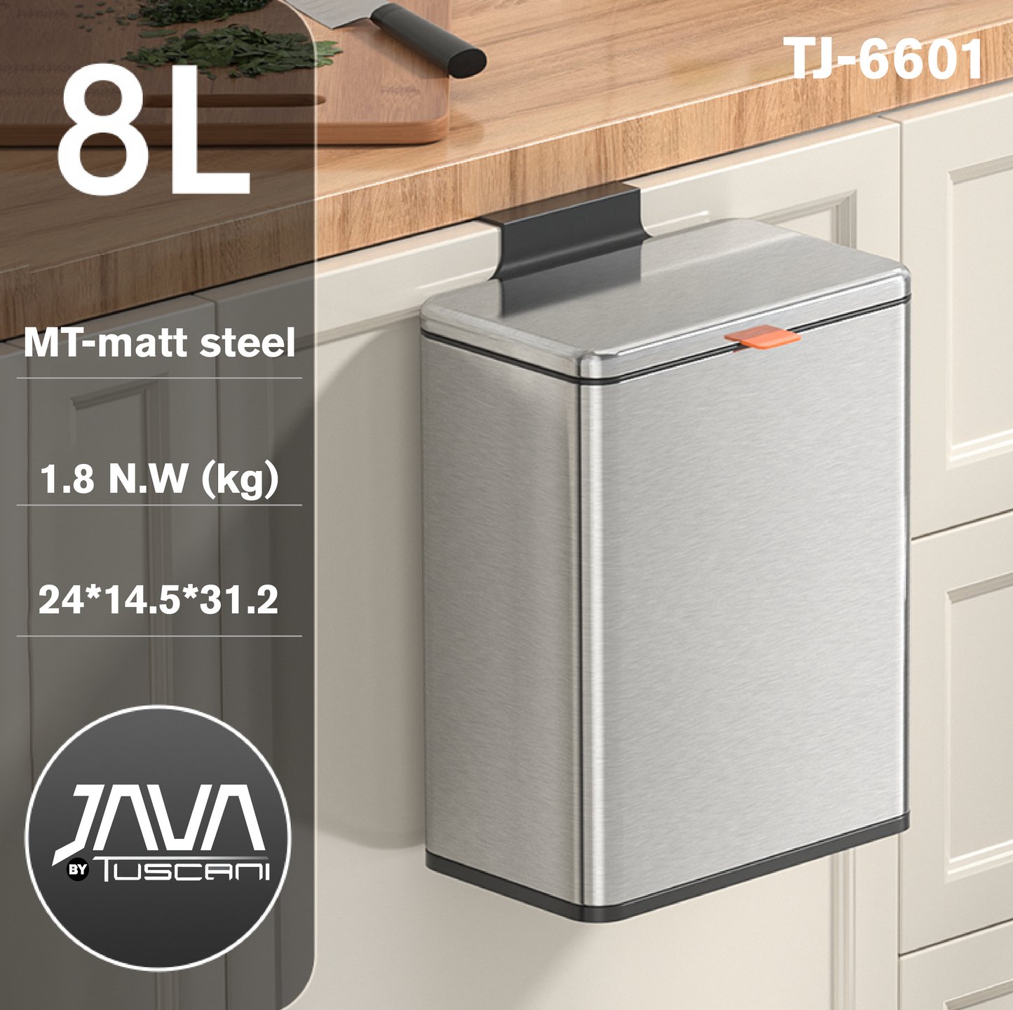 Tuscani JAVA TJ-6601 Hanging Wall/ Mounted bin