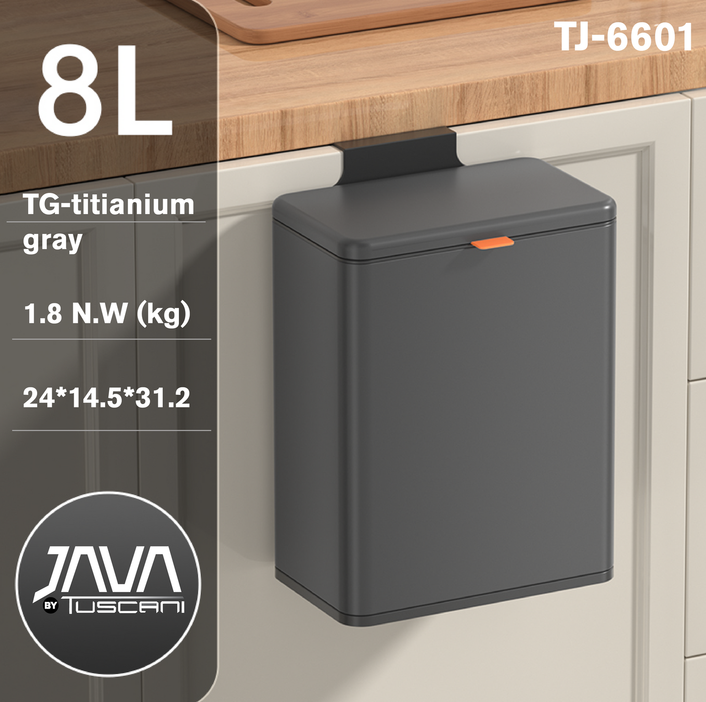 Tuscani JAVA TJ-6601 Hanging Wall/ Mounted bin