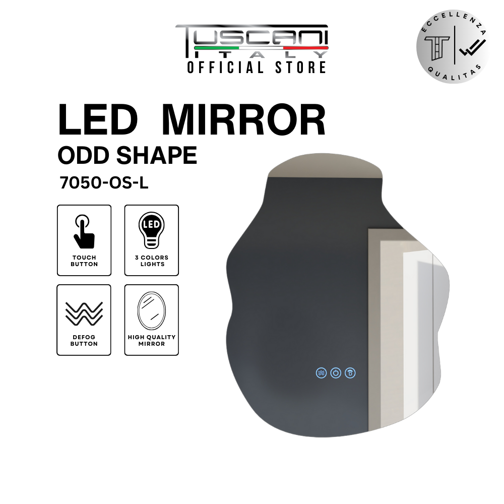 RT+OS+OV+RO - Bathroom Mirror with LED