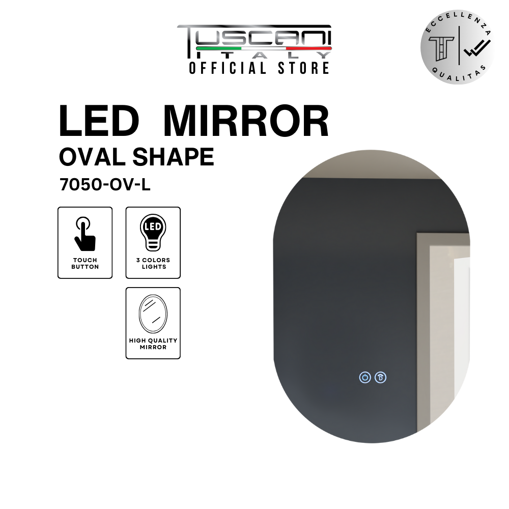 RT+OS+OV+RO - Bathroom Mirror with LED
