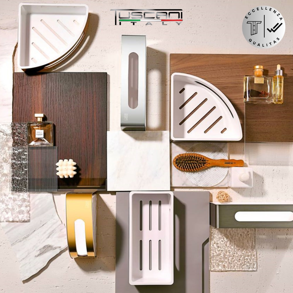 BACA - Removable Corner Shelf - Bathroom Accessories (304 Stainless Steel & ABS)