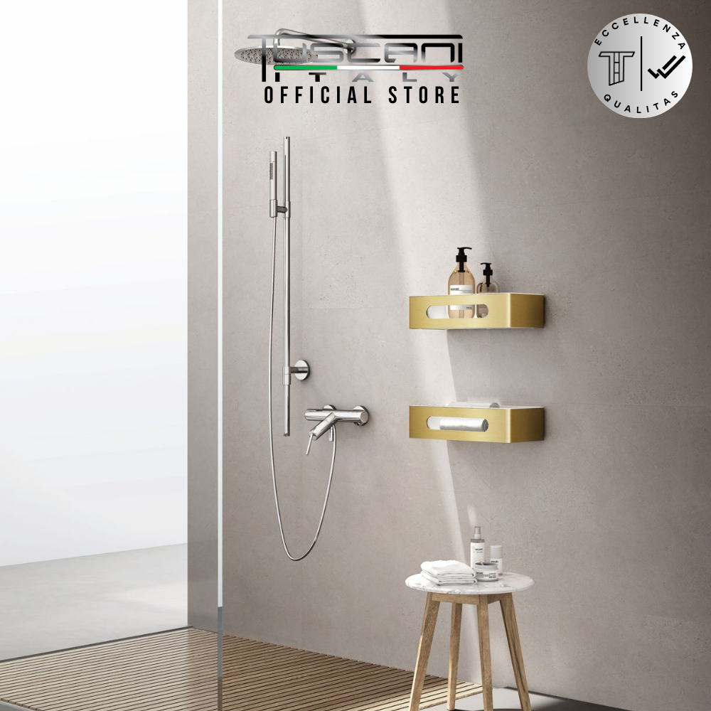 BASA - Removable Straight Shelf - Bathroom Accessories (304 Stainless Steel & ABS)