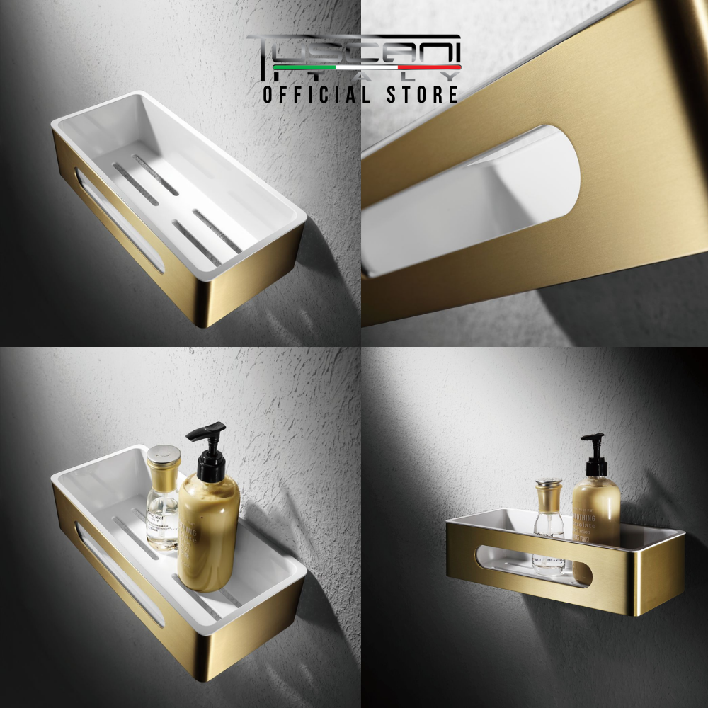 BASA - Removable Straight Shelf - Bathroom Accessories (304 Stainless Steel & ABS)