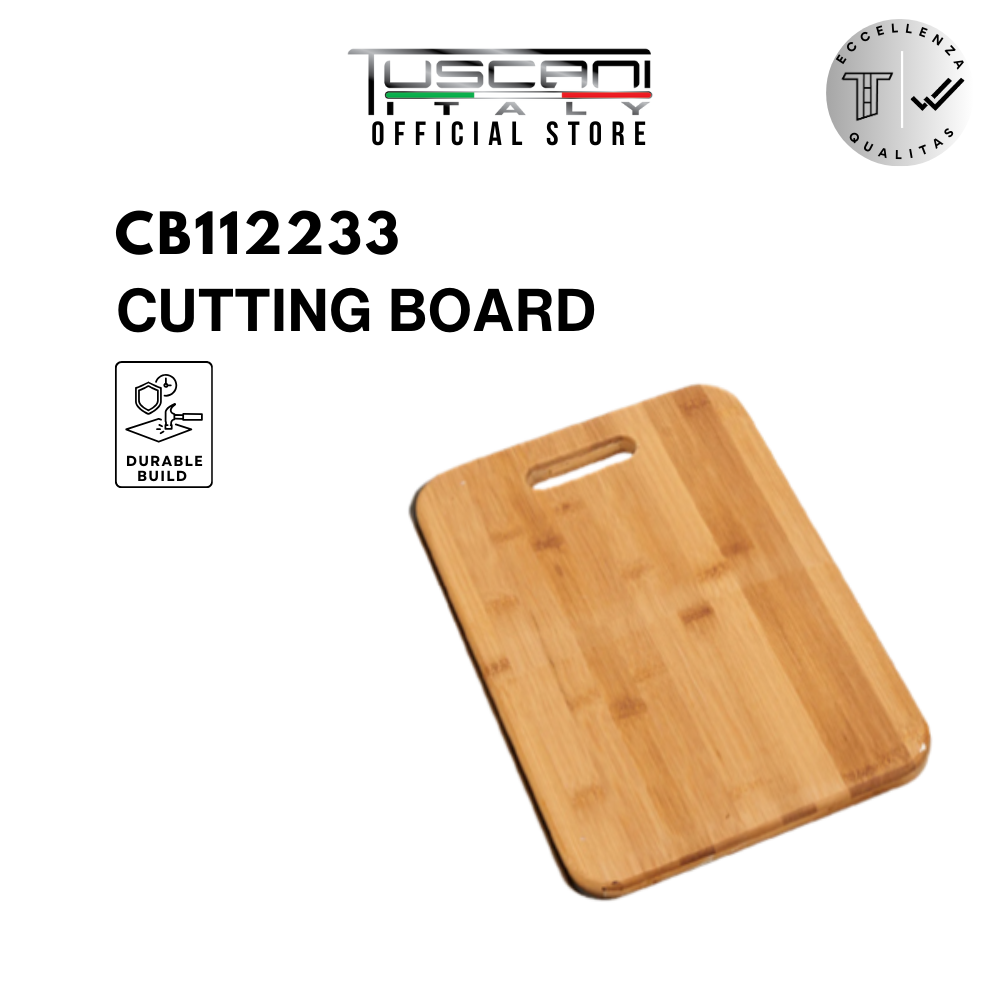 Premium wooden kitchen sink cutting board custom fit for Tuscani K11, K22, and K33 sinks with light wood grain finish