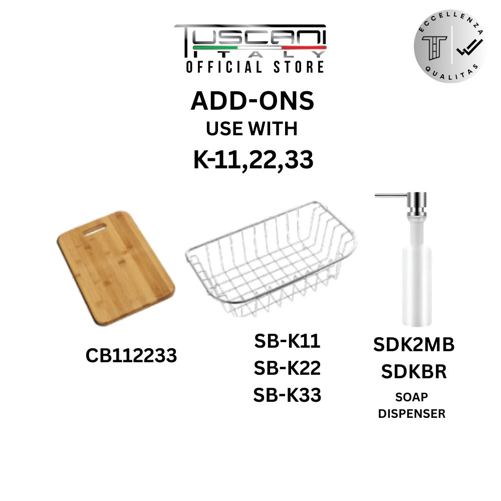 K11 | K22 | K33 - Top & Under Mount Use Kitchen Sink