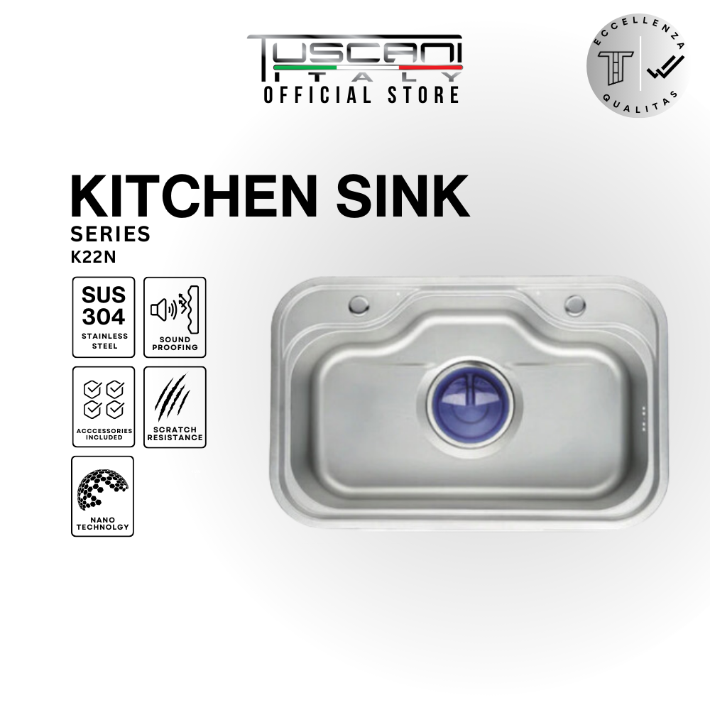 K11 | K22 | K33 - Top & Under Mount Use Kitchen Sink