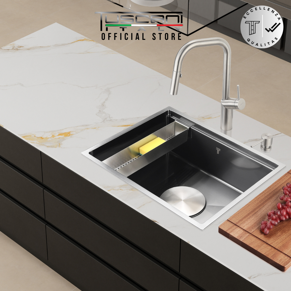 K8648N Top & Under-Mount Use Kitchen Sink