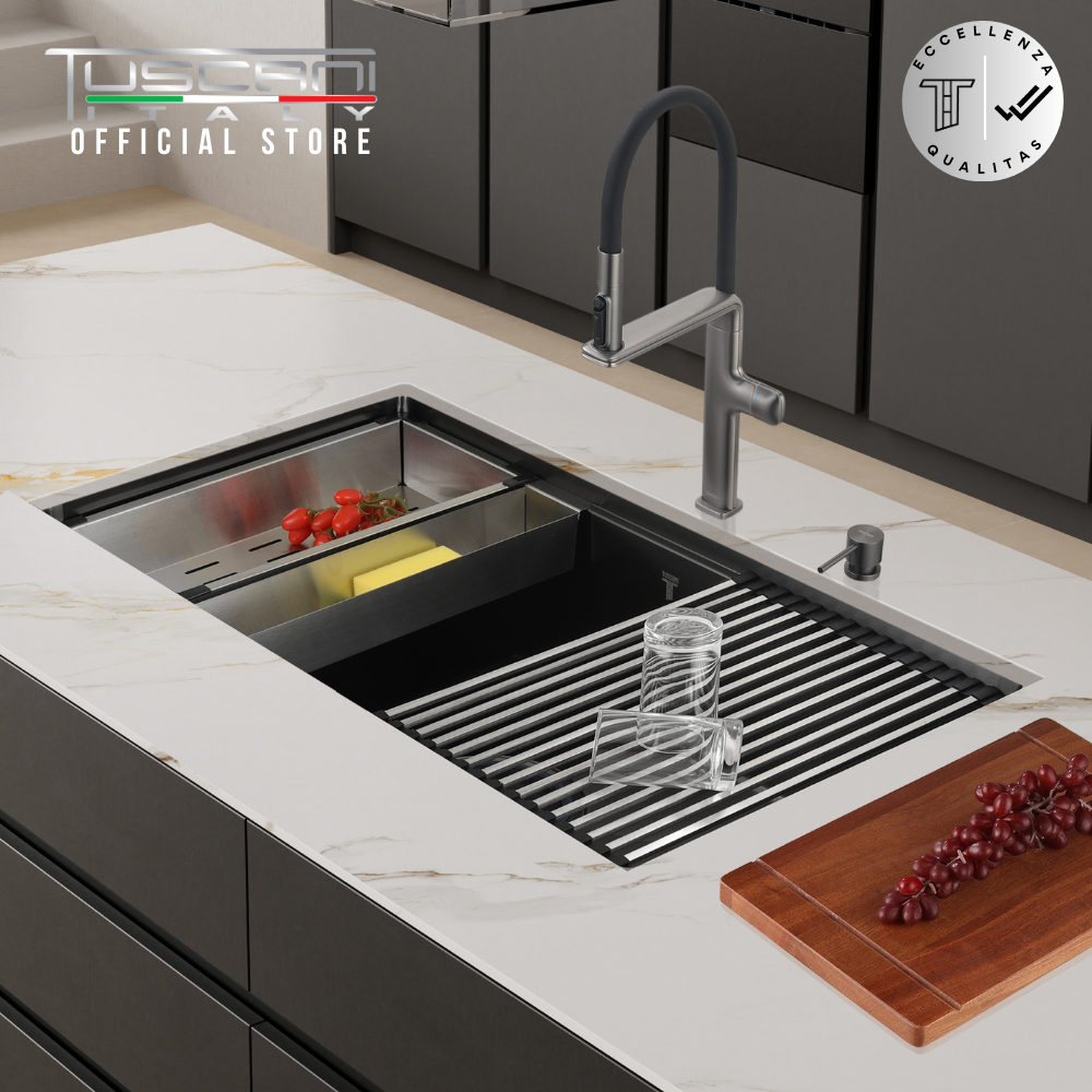 K8648NBH Top & Under-Mount Use Kitchen Sink