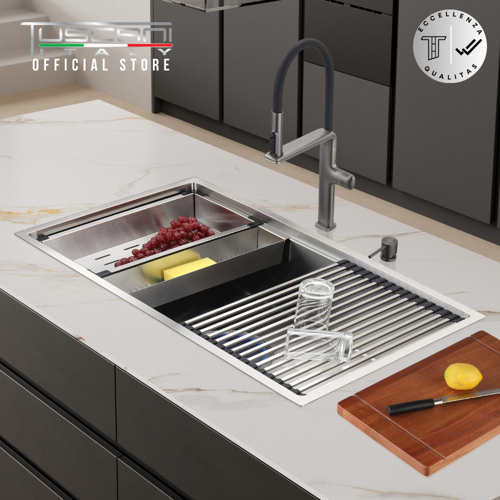 K8648NBH Top & Under-Mount Use Kitchen Sink