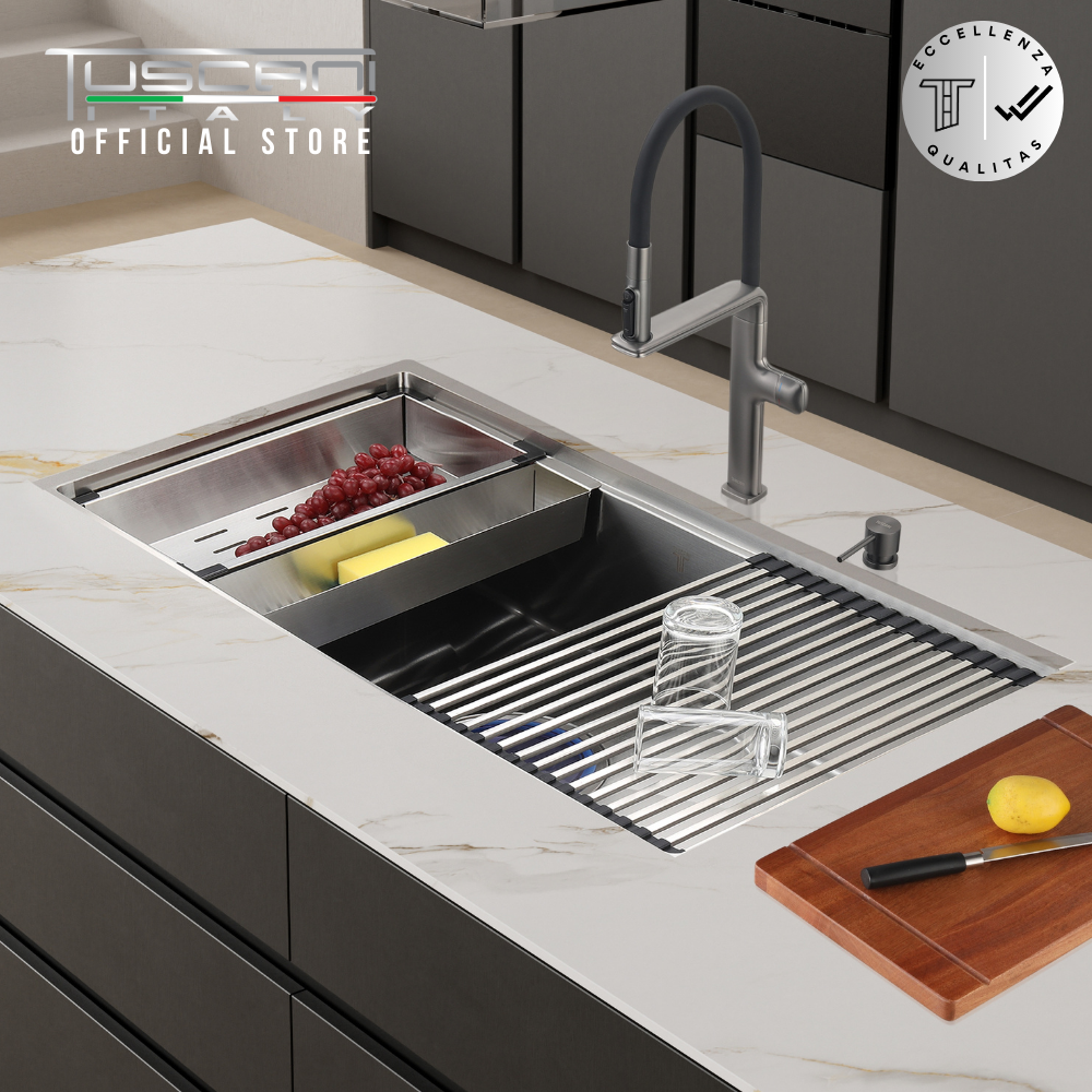 K8648NBH Top & Under-Mount Use Kitchen Sink