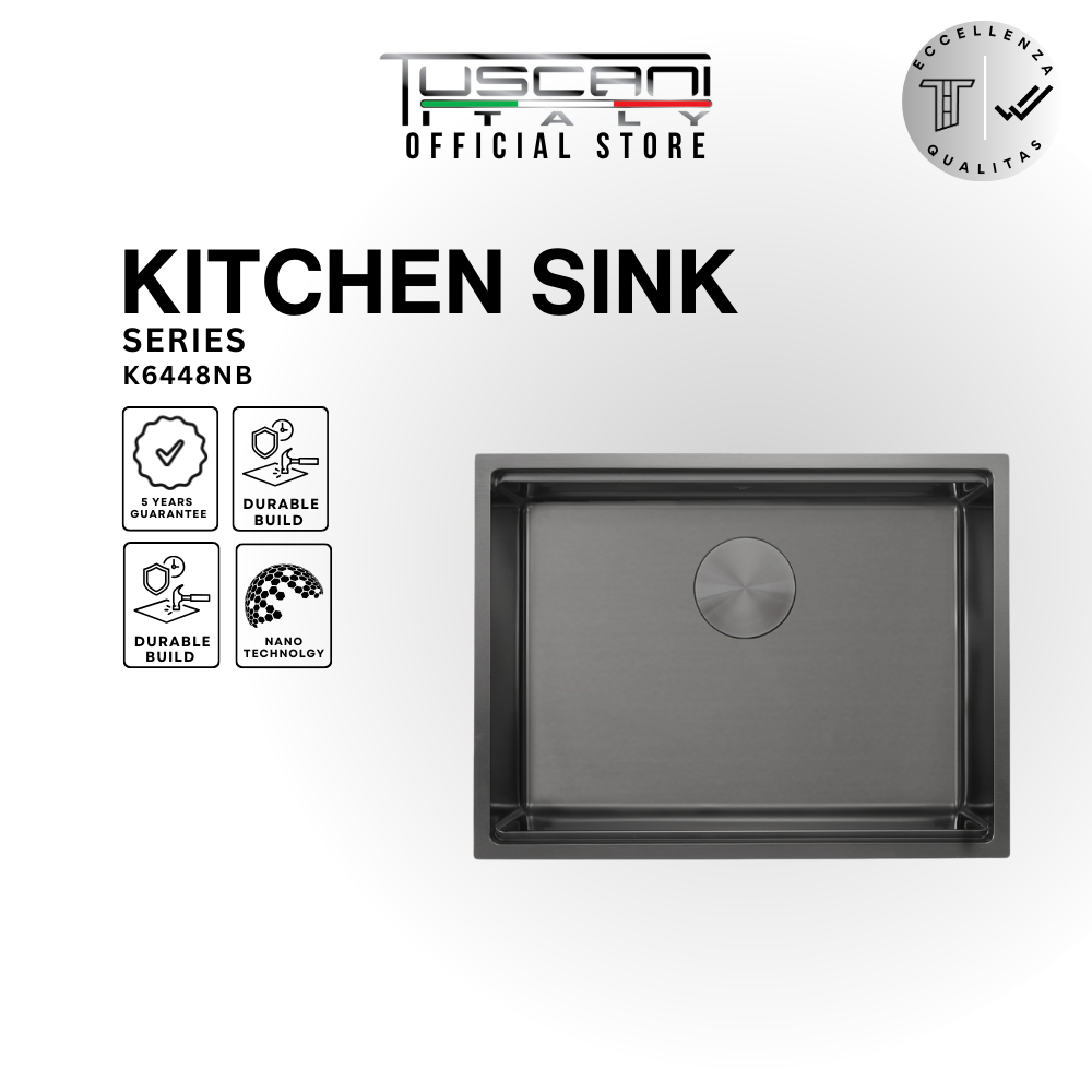 K6448N Top & Under-Mount Use Kitchen Sink
