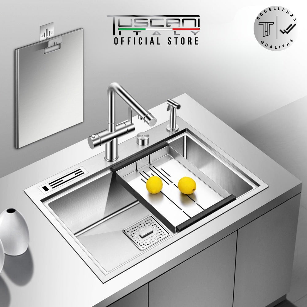 Q6449AS - Top & Under-Mount Use Kitchen Sink