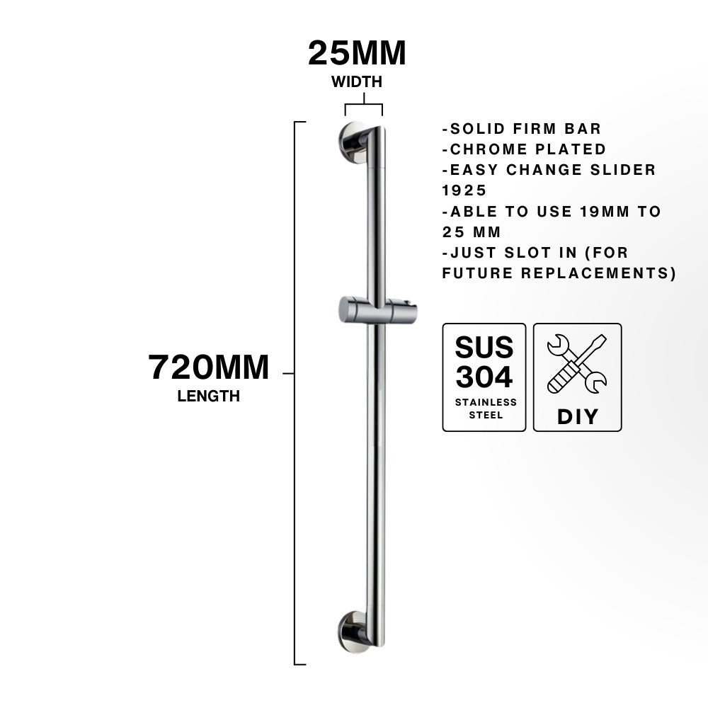 SS81-25 - Shower Bar