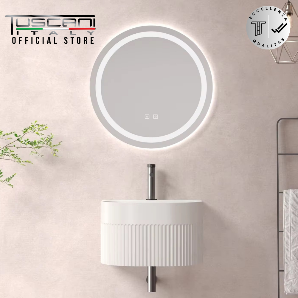 TBD500WH - White - Wall Mounted Basin