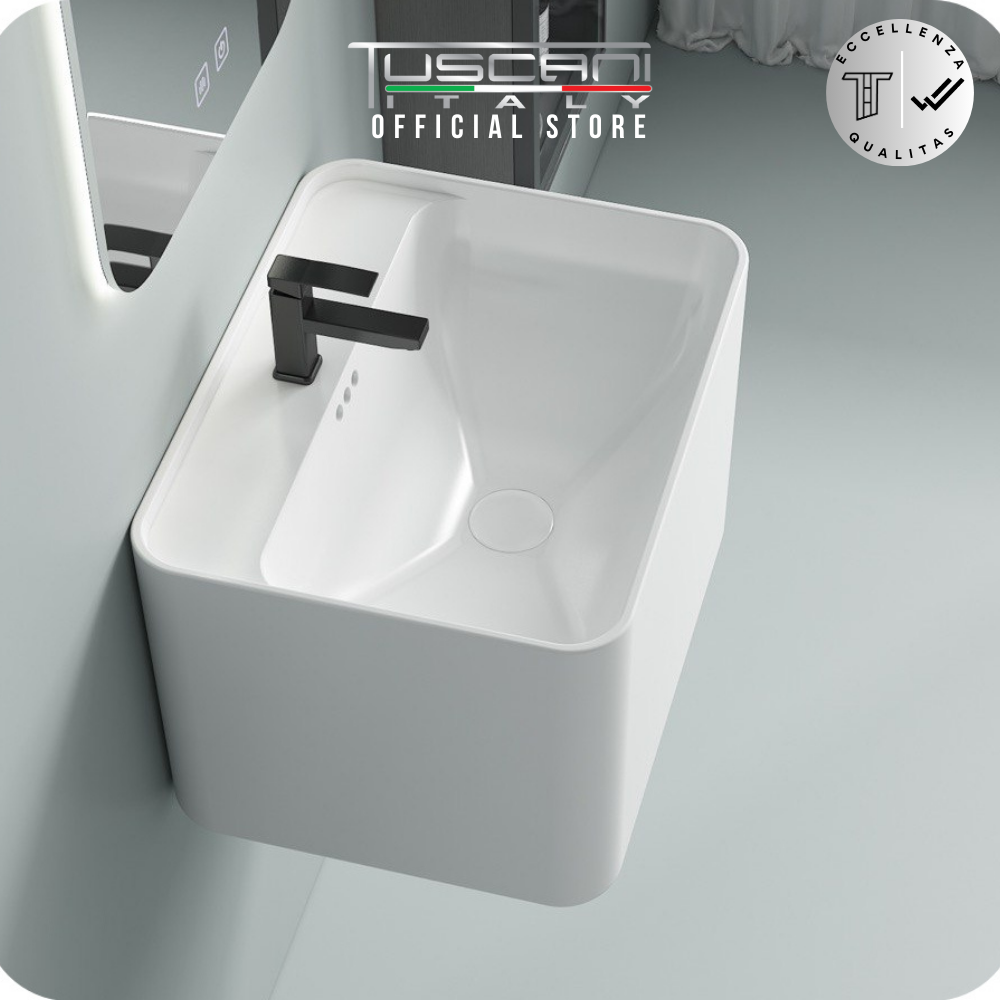 TBJ5025 - White - Wall Mounted Basin