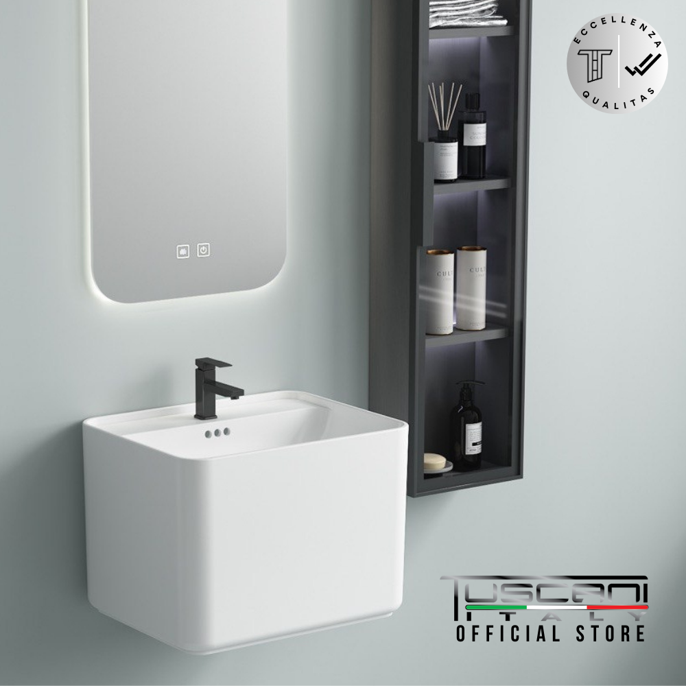 TBJ5025 - White - Wall Mounted Basin