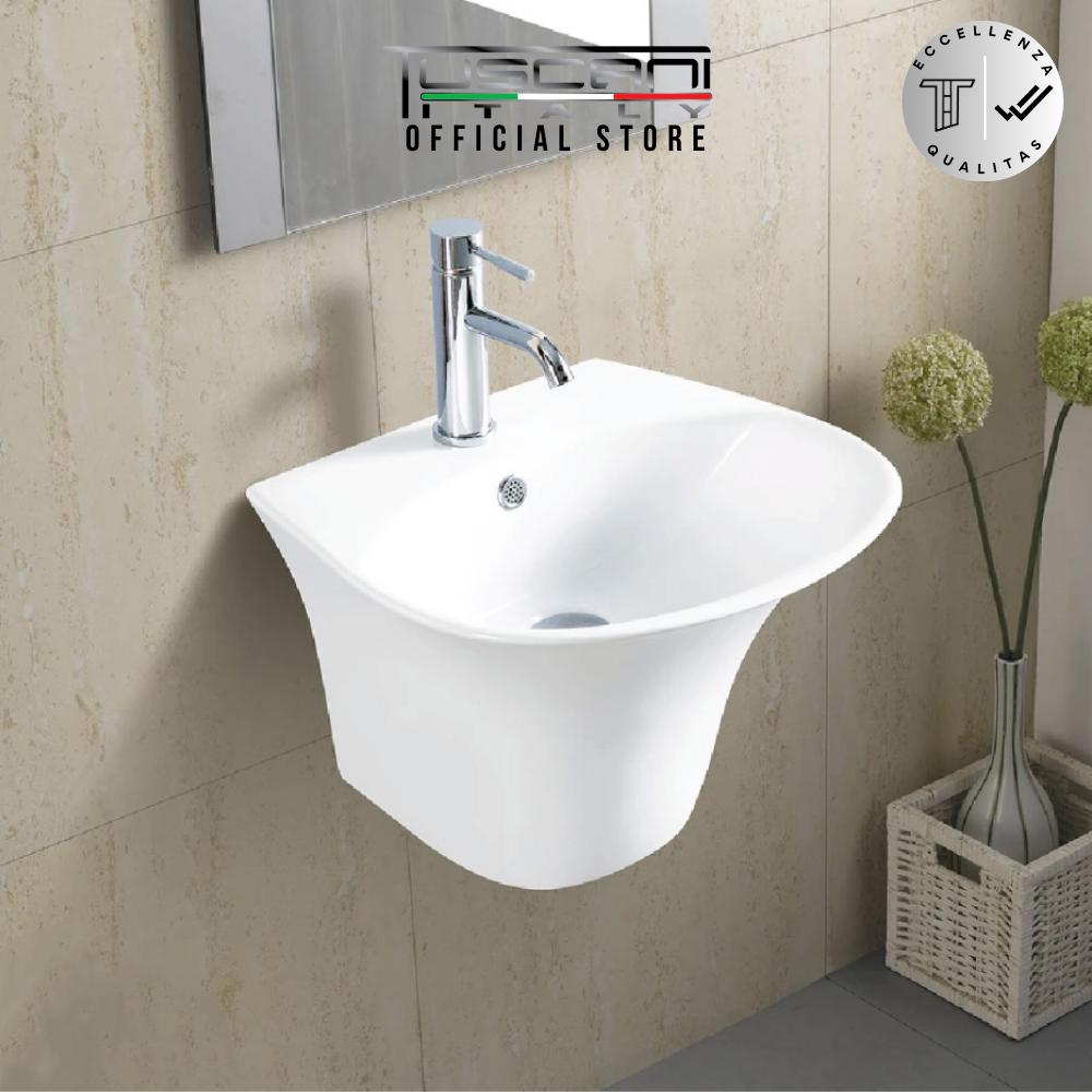 TBJ5600C - White - Wall Mounted Basin