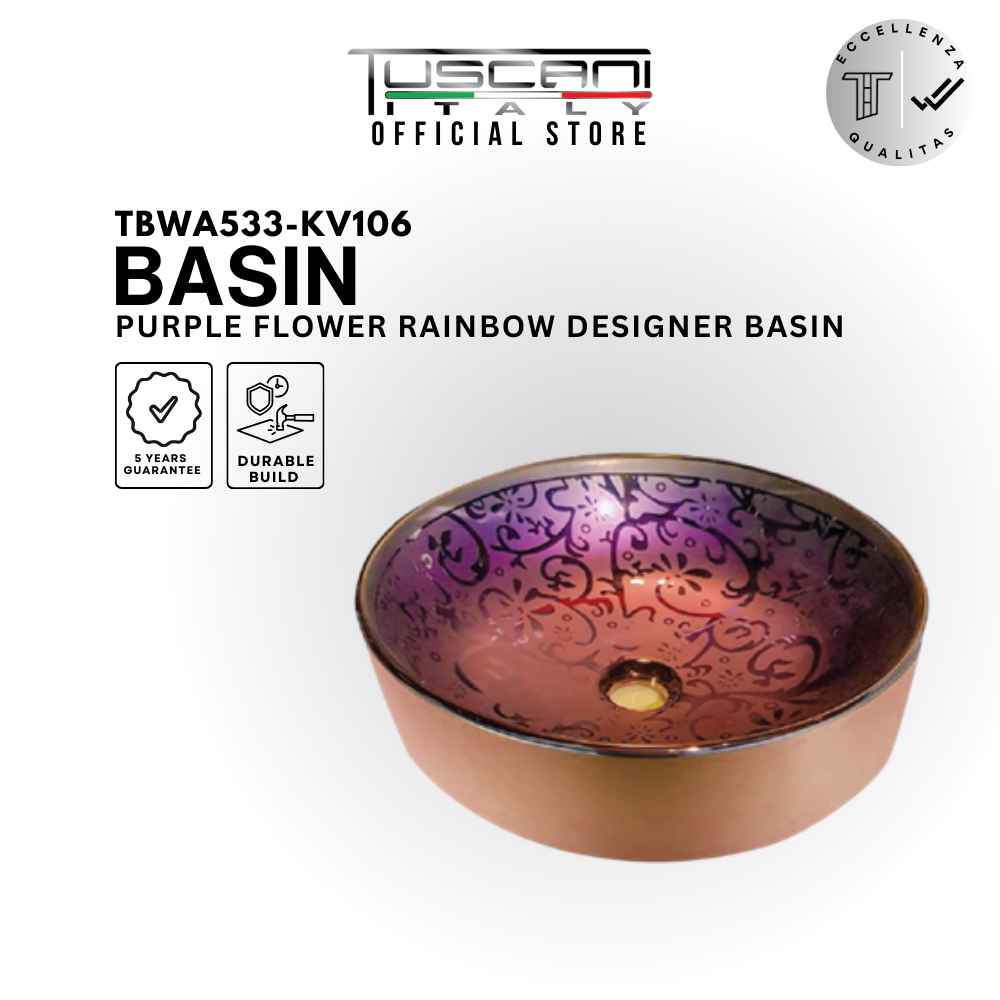TBWA533-KV106 - Deck Mounted Designer Wash Basin