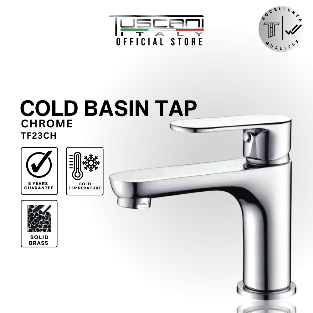 Tuscani TF23C | TF23GM | TF23MB - Fabiana Series - Basin Cold Tap