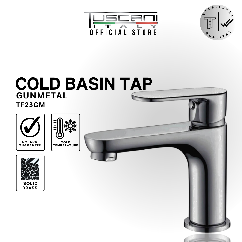 Tuscani TF23C | TF23GM | TF23MB - Fabiana Series - Basin Cold Tap