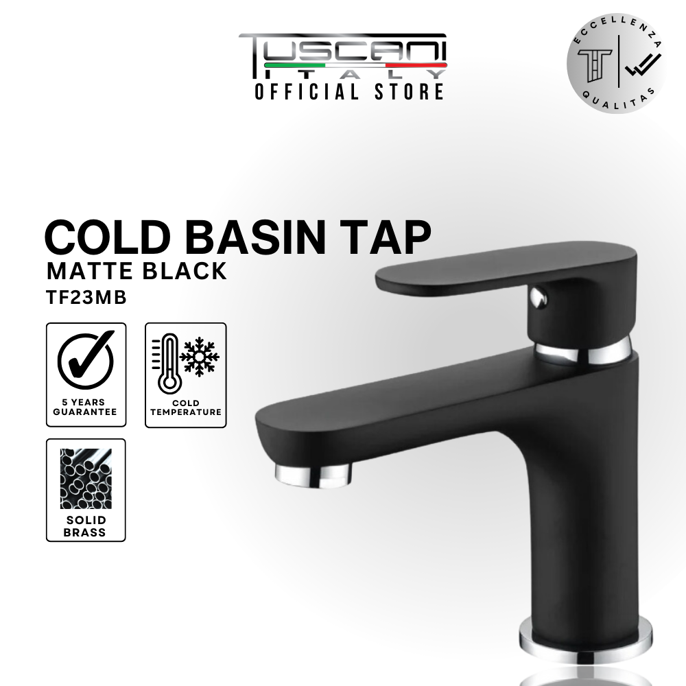 Tuscani TF23C | TF23GM | TF23MB - Fabiana Series - Basin Cold Tap