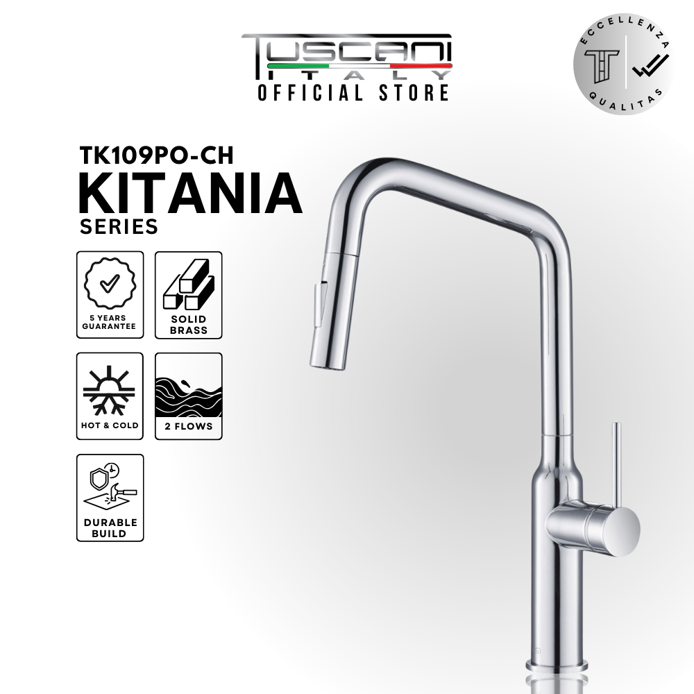 TK109PO - Kitania Series Pull Out Kitchen Mixer
