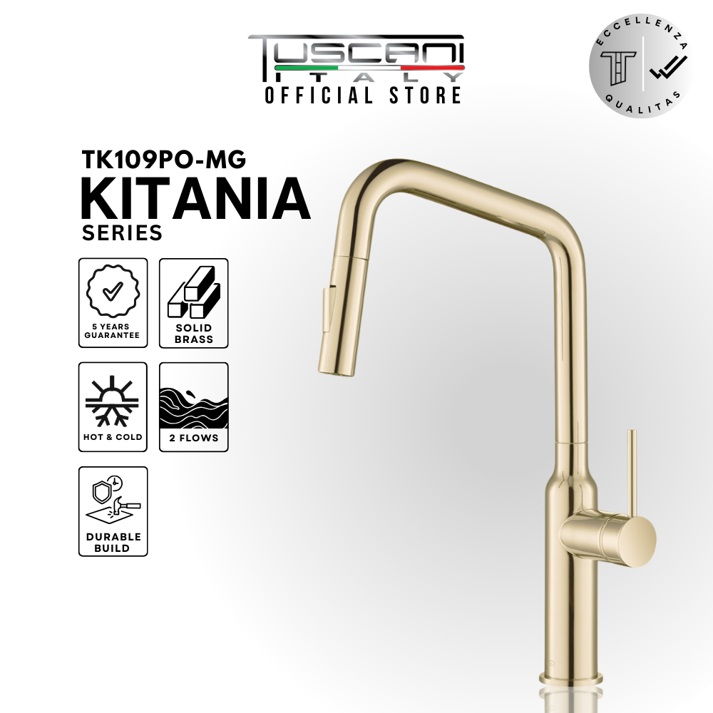 TK109PO - Kitania Series Pull Out Kitchen Mixer