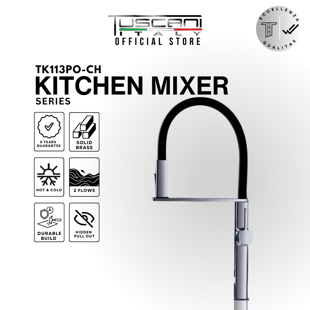TK113PO - Kitania Series Pull Out Kitchen Mixer