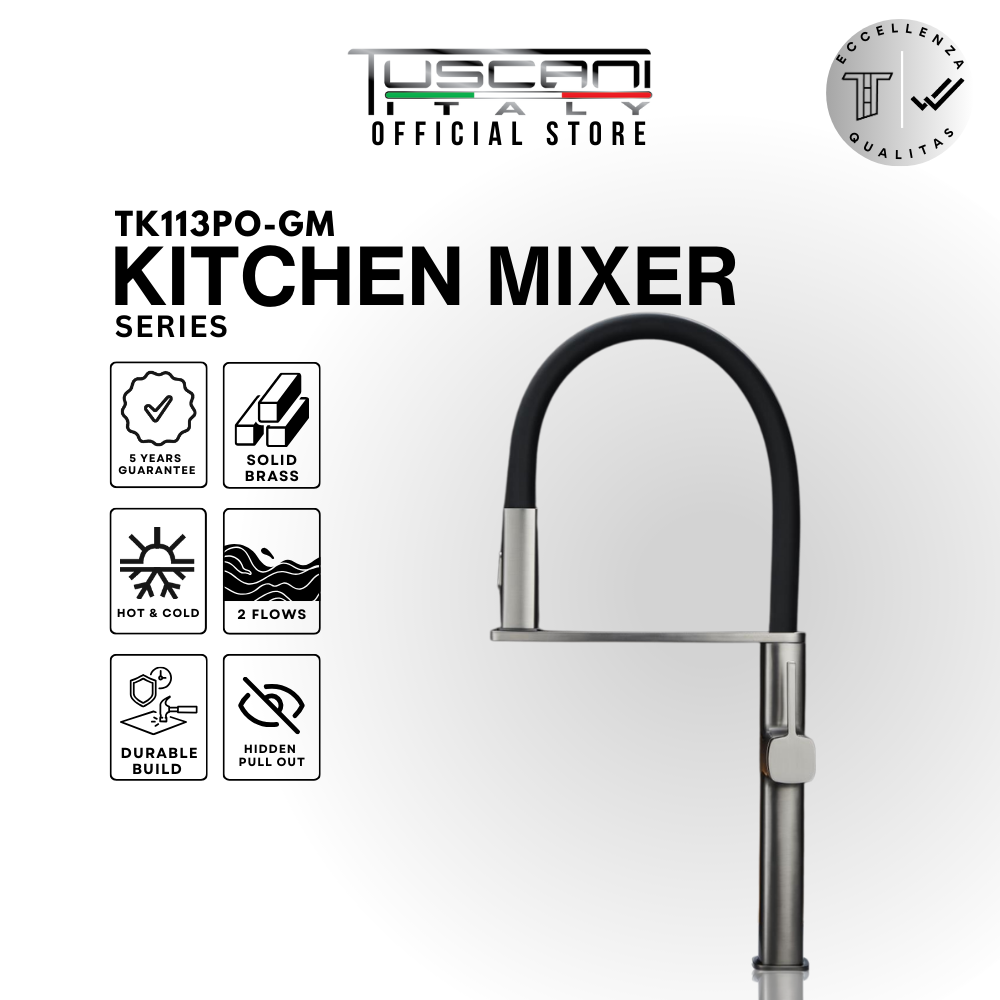 TK113PO - Kitania Series Pull Out Kitchen Mixer