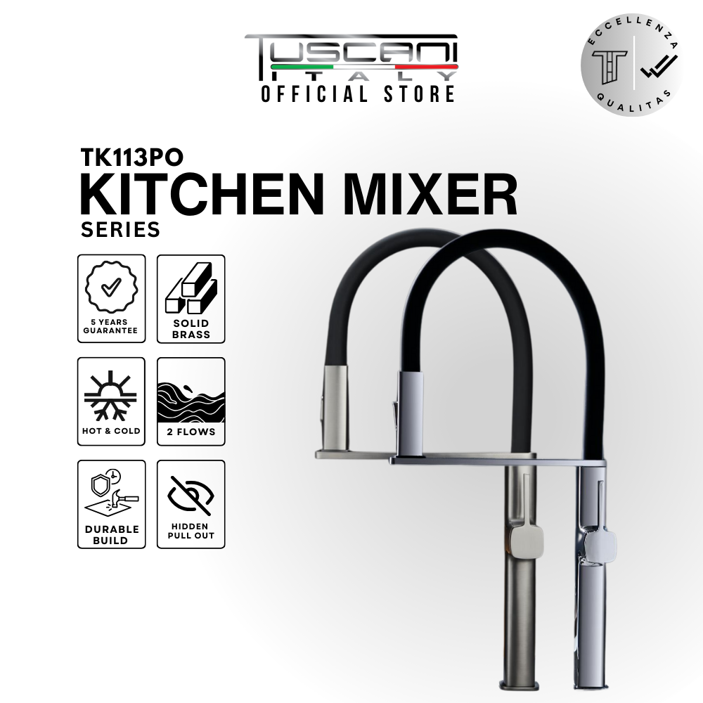 TK113PO - Kitania Series Pull Out Kitchen Mixer