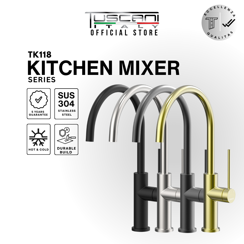 Tuscani TK118 Kitchen Mixer