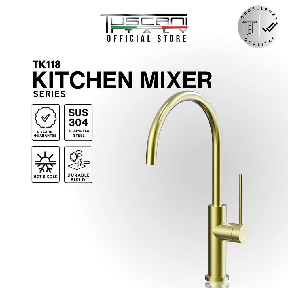 Tuscani TK118 Kitchen Mixer