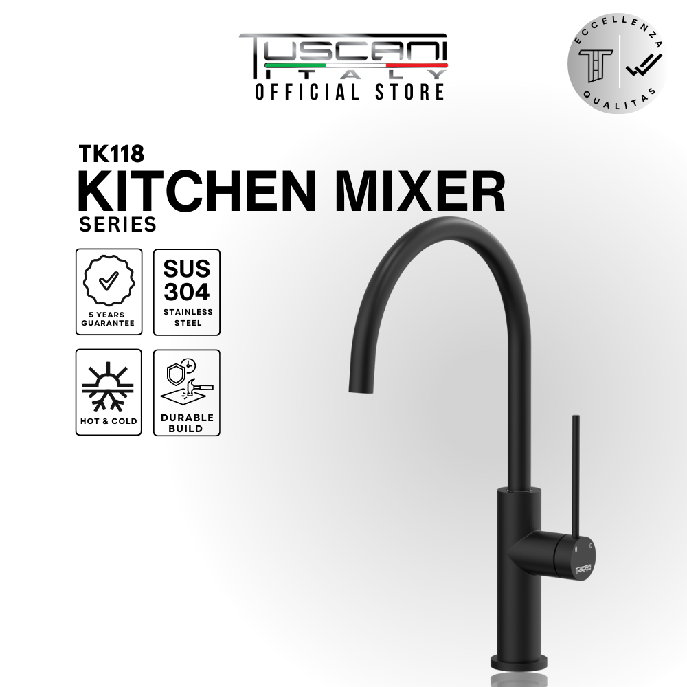 Tuscani TK118 Kitchen Mixer