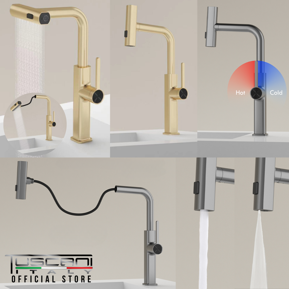 Tuscani TK119-PO Kitchen Mixer Pull Out