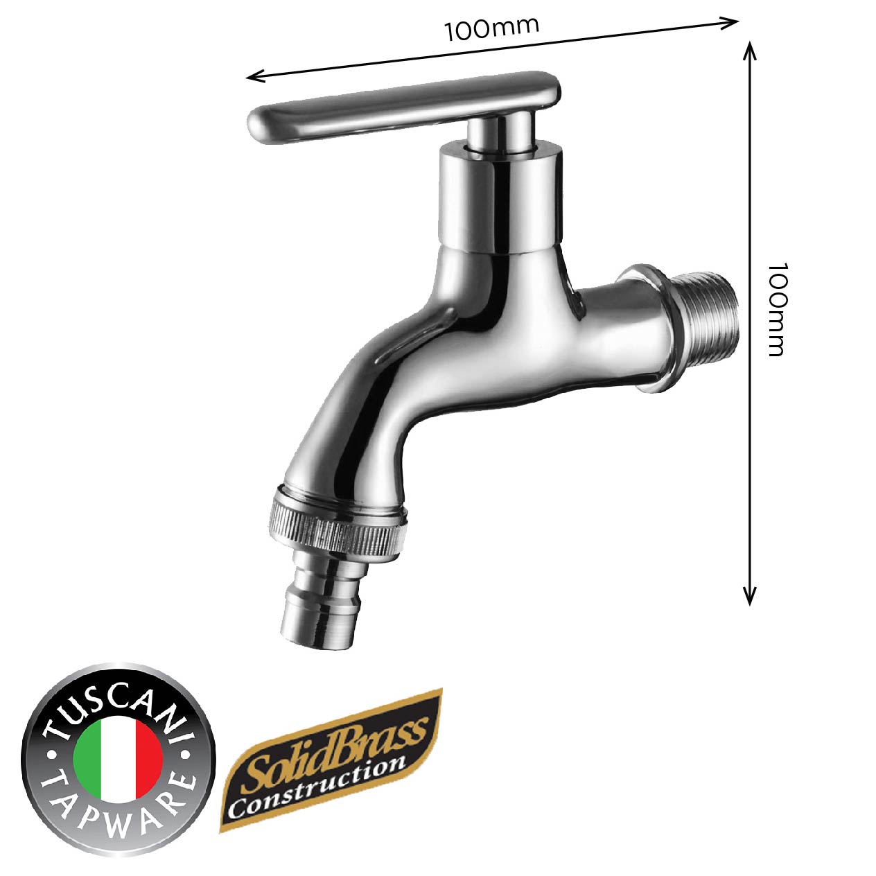 TM4NB - Montova Series Bib Cold Tap with Nozzle
